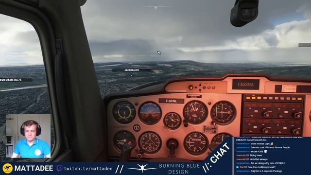 The Big Burning Blue Group Flight #2! VATSIM // LFAT - EGHP смотреть онлайн