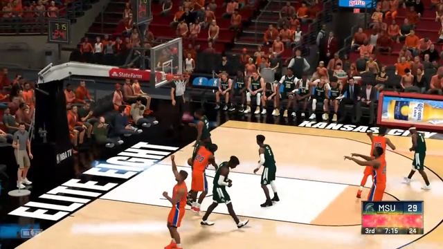 College Hoops Sim - 2 Michigan State vs. 9 Florida смотреть онлайн