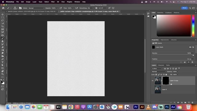 Photoshop CC - How To Create Black Layer Masks смотреть онлайн