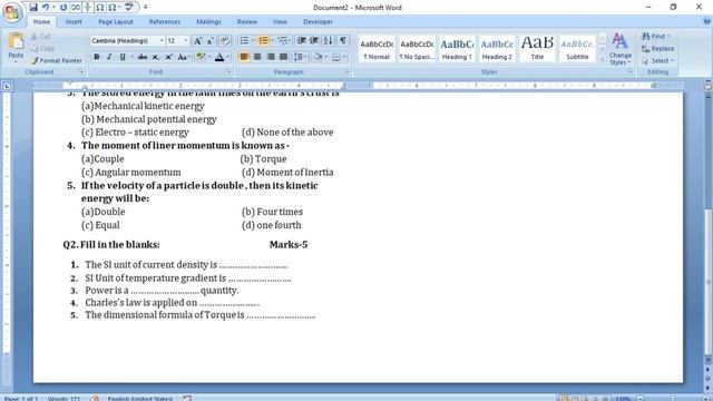 How to Type question paper in ms word | exam paper kaise banaye | question paper typing in ms word смотреть онлайн