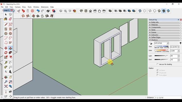 SKETCHUP TUTORIAL IN TAMIL_HOW TO DRAW WINDOWS IN SKETCHUP_TamilCADD.Info_#தமிழ் 12 смотреть онлайн