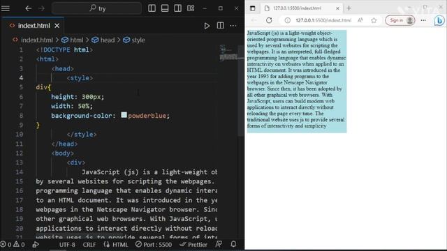 how to apply paragraph height,width and color in css and htmltag A.G.computer #html #css #videovira смотреть онлайн