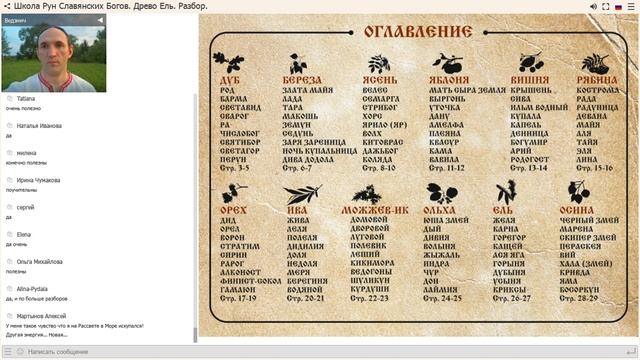 Школа Рун Славянских Богов. Ель. Разбор путешествия. смотреть онлайн