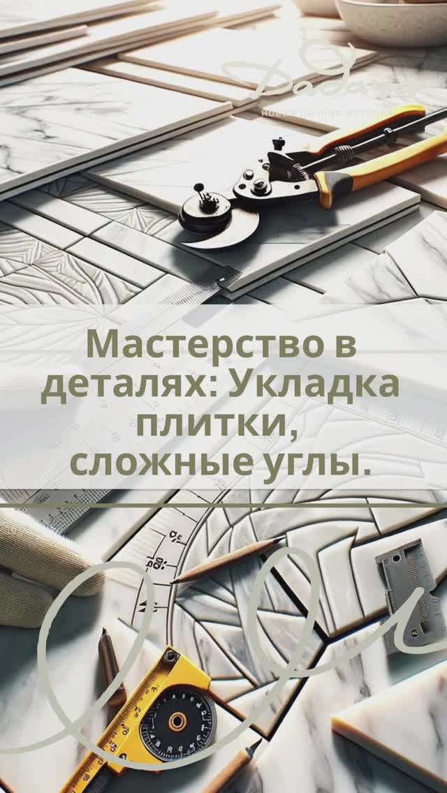 Укладка плитки сложные углы