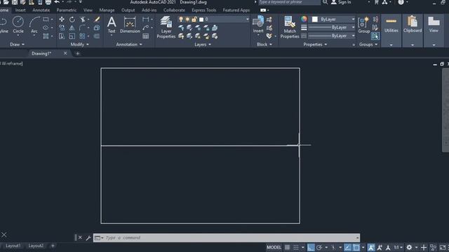 Mirror Command in AutoCAD Software смотреть онлайн