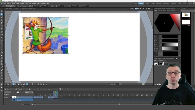 Paste ANY image into OpenToonz to speed up your animating! смотреть онлайн