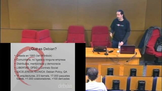 Conferencia Debian (Asociación Linux Entre Comillas 14/11/2012) смотреть онлайн