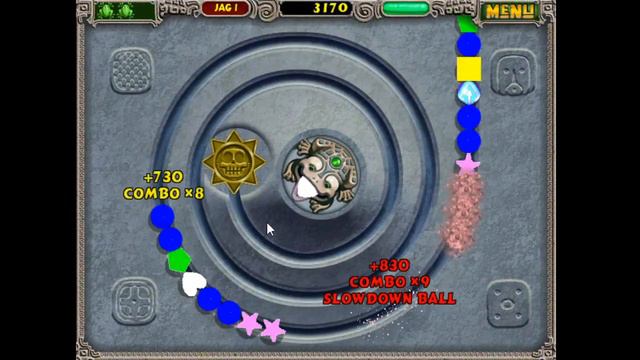 Zuma Deluxe 10x combo смотреть онлайн