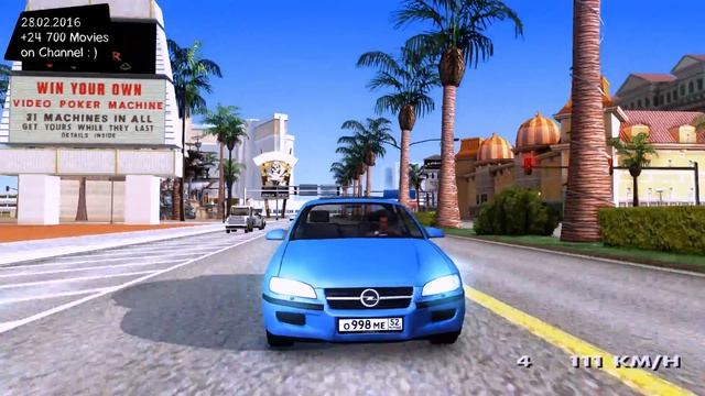 Opel Omega B - GTA San Andreas 2160p / ? 4K / 60FPS ? _REVIEW смотреть онлайн