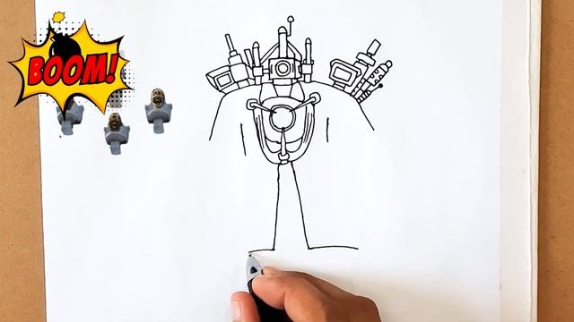 How to Draw Upgraded Titan Cameraman - Skibidi Toilet смотреть онлайн