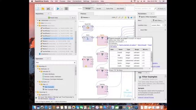 Rapidminer - Filter Example Input & Outputs Explained смотреть онлайн