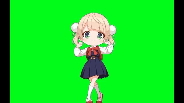Green Screen || Loli Dance Ui Shigure || Complete Dance смотреть онлайн