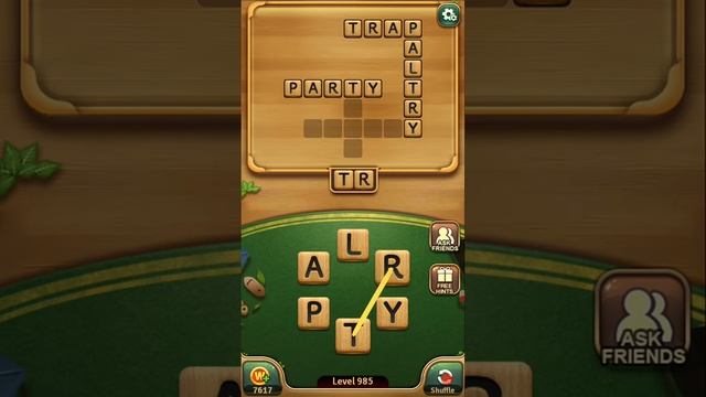 Word Blocks Level 985 Answers with Bonus Words смотреть онлайн