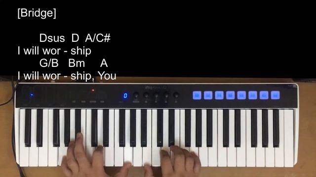 With All I am by Hillsong - simple piano Guide смотреть онлайн