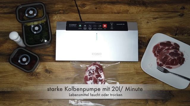 CASO Vakuumierer GourmetVac480 смотреть онлайн