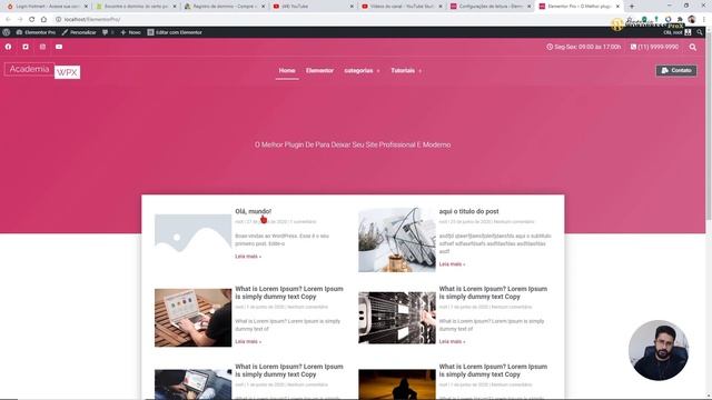 WORDPRESS: Como Alterar a Página Inicial e De Blog Do Seu Site FACILMENTE смотреть онлайн