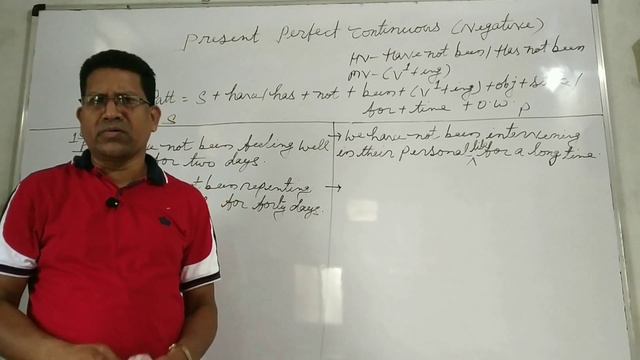 Lesson no. 32 Present perfect continuous (negative) by B. Lakra spoken & competitive english смотреть онлайн