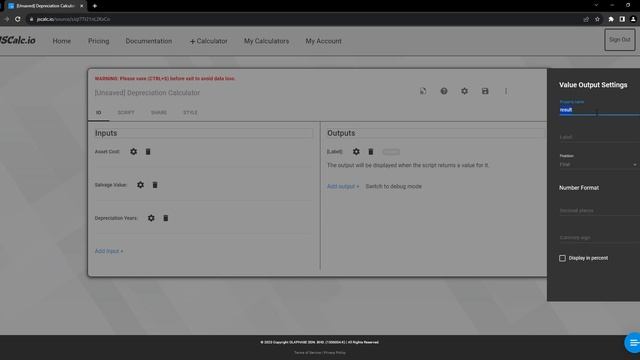 JSCalc Depreciation Calculator Demo - How To Create Custom Depreciation Calculator смотреть онлайн