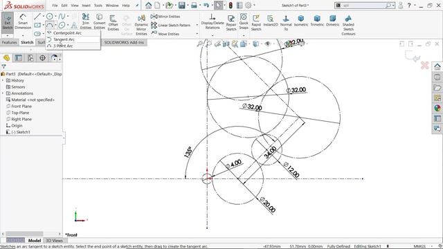 SolidWorks Sketch tools Practice-Apple Logo смотреть онлайн