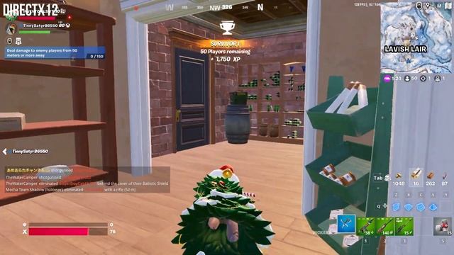 Fortnite Chapter 5 Gameplay On RX6400 | 1080p Low Directx 12 & Performance (4GB GDDR6) | Ryzen 5600