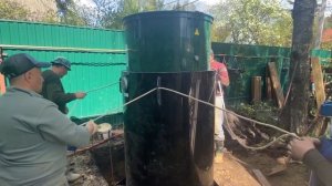 Как установить септик чтобы не всплыл/Монтаж Автономной Канализации