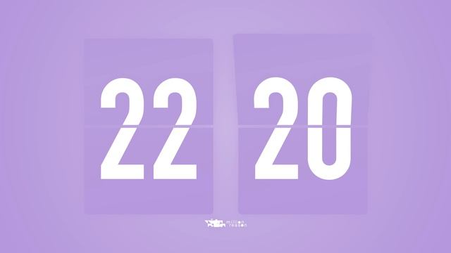 45 Min Countdown Flip Clock Timer / Simple Beeps ? ? смотреть онлайн