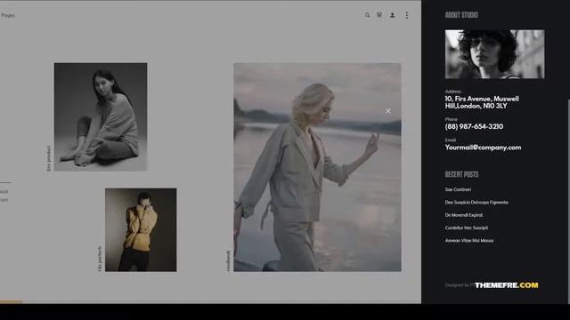 TheNa - Photography and Portfolio WordPress Theme studio wedding Build Website смотреть онлайн