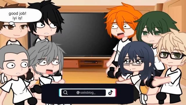 Karasuno react to their sister/brother (all parts) #haikyuu смотреть онлайн