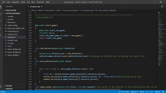Program cpp Explained Space dodge смотреть онлайн