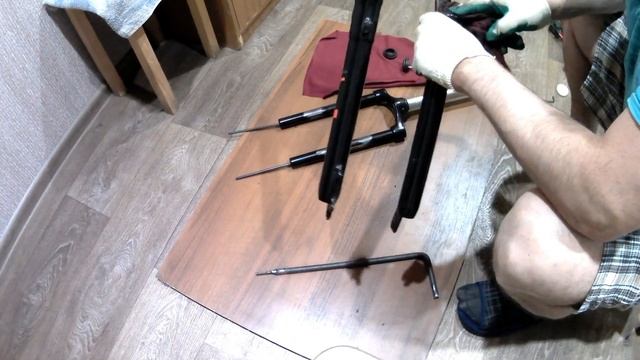 ТО амортизационной вилки Zoom