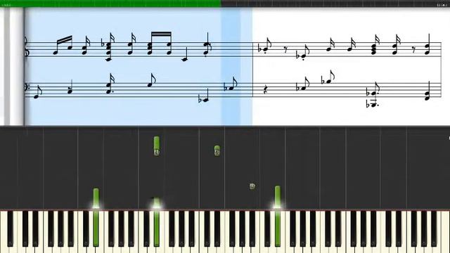 Enrique Iglesias Tonight I'm loving You 30% speed piano tutorial смотреть онлайн