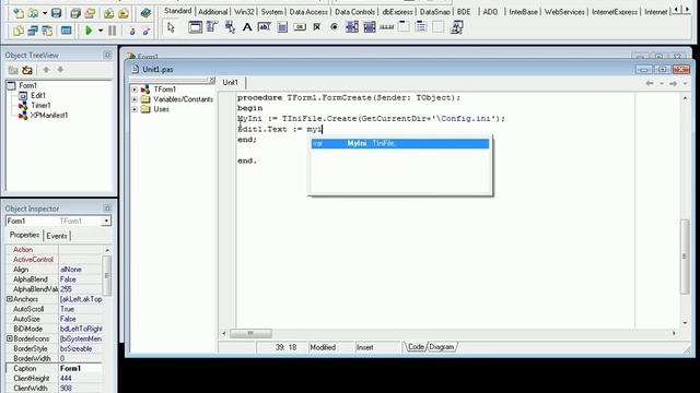 Delphi - Ini Files смотреть онлайн