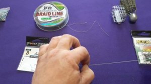 УНИВЕРСАЛЬНЫЙ ФИДЕРНЫЙ МОНТАЖ С ПРОТИВОЗАКРУЧИВАТЕЛЕМ И КОРОМЫСЛОМ