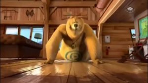 гризли и лемминги.мишка липучка.