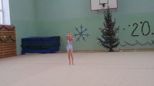 Художественная гимнастика Александра 6 лет Категория А  без предмета