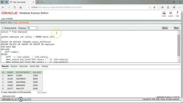 :NEW and :OLD in pl/sql. смотреть онлайн