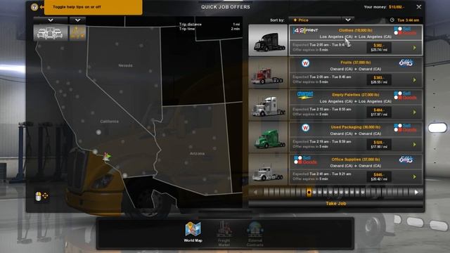 American Truck Simulator No Job Fix! смотреть онлайн