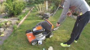??ЗАМЕНА МАСЛА В ГАЗОНОКОСИЛКЕ Husqvarna 4-х тактной⛳️