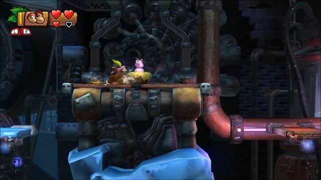 Donkey Kong Country: Tropical Freeze - 100% Walkthrough - 6-7 Frozen Frenzy (Secret Exit) смотреть онлайн