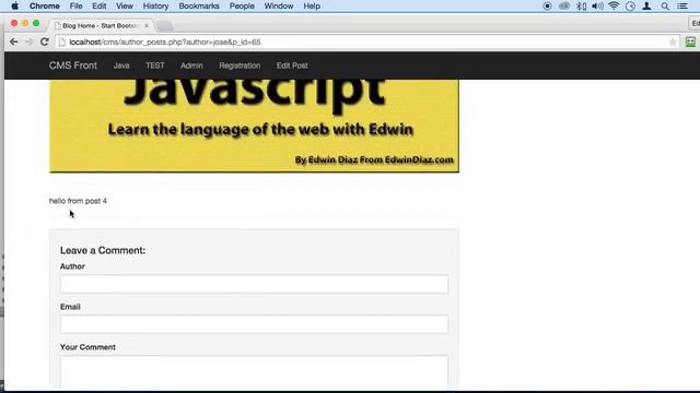 2 Relating Posts to their Authors Part #2 - CMS EXTRA FEATURES - PHP COURSE CMS PROJECT смотреть онлайн