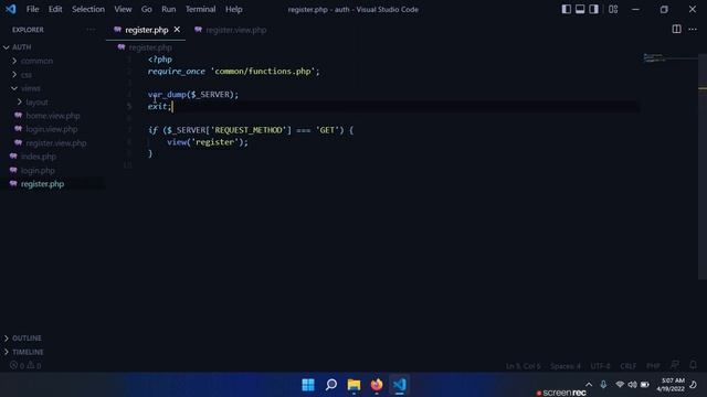 Login & Register System in PHP - Handle HTTP Requests смотреть онлайн