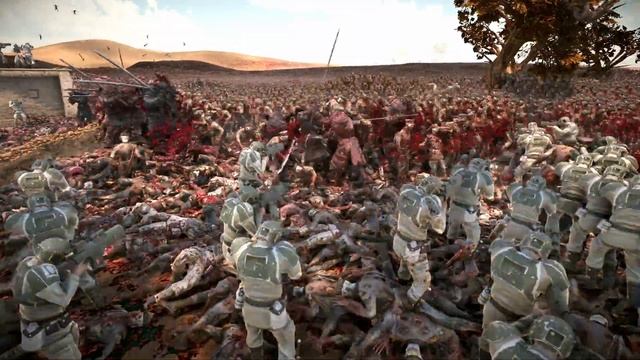 5 Million Nazi Zombies vs Predators & Humans Defense Formation - Ultimate Epic Battle Simulator 2 смотреть онлайн