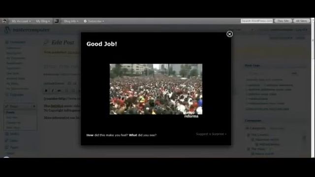 [110308] Wordpress.com's surprise message to mistercomputer смотреть онлайн