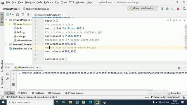 TKINTER GUIs IN PYTHON |Label, Geometry,minsize, maxsize, title|tutorial-1 смотреть онлайн