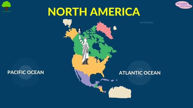 Seven Continents Of The World - Seven Continents Video For Kids