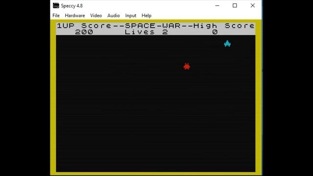 ZXSpectrum SpaceWar v1.0 смотреть онлайн