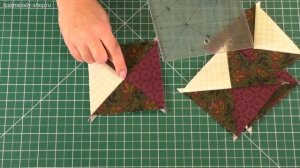 Пэчворк Блок "Звезда Надежды" - Лоскутное Шитье для начинающих