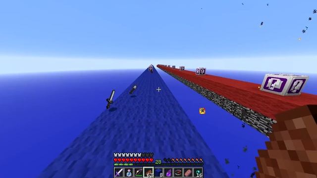 ГОНКА FORTNITE ЛАКИ БЛОКОВ С ДРУГОМ, LUCKY BLOCK RACE В MINECRAFT смотреть онлайн