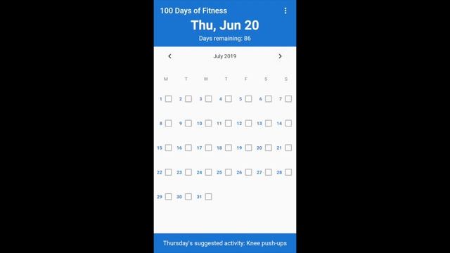 Published KivyMD App: 100 Days of Fitness смотреть онлайн