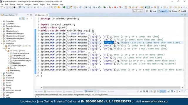 Java Regular Expressions Tutorial | Regular Expressions in Java | Edureka | Java Rewind - 2 смотреть онлайн